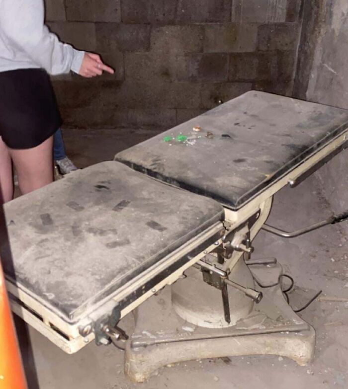 There Is A Surgical Table In The Trapdoor Cellar Of My New College Rental