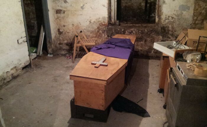 Working In A Cellar In An Old Pub, Keep Checking Over My Shoulder