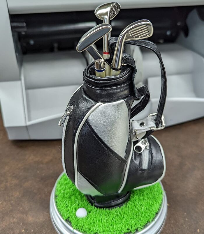 Most Hole-In-One Worthy: Golf Bag Pen Holder