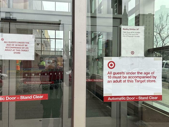 This Target Doesn't Allow Unaccompanied Minors