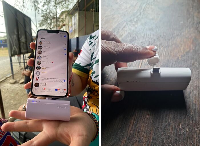 This Veger Mini Portable Charger Is The Pocket-Sized Lifesaver That'll Rescue Your iPhone From The Dreaded Low Battery Alert, Ensuring You're Always Connected And Ready For Anything