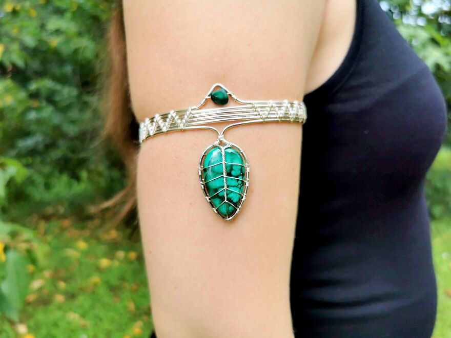 I Made An Elven Leaf Armband (7 Pics)