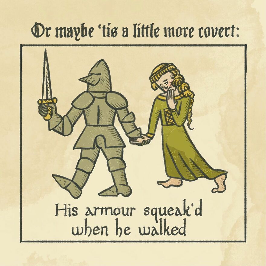 Medieval Humor Meets Modern Dating In &lsquo;Recognising The Ick&rsquo; Series By Clarice Tudor