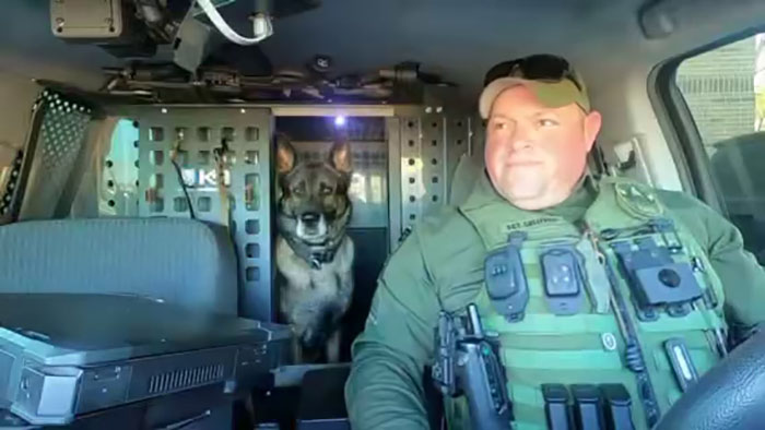 Police Dog Retires After Nearly A Decade Of Service, Heartwarming Video Is Spreading Online Police Dog Retires After Nearly A Decade Of Service, Heartwarming Video Is Spreading Online