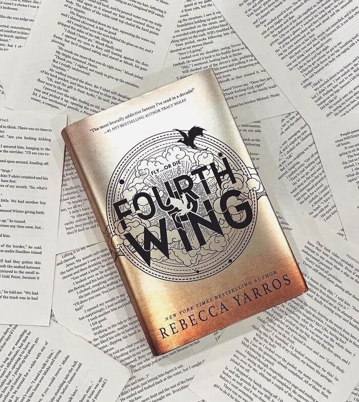  "Fourth Wing" By Rebecca Yarros: This Ain't Your Mama's Dragon-Riding School. It's Top Gun Meets Game Of Thrones, But With Even More Fire-Breathing Action And A Slow-Burn Romance Hotter Than Dragon Breath