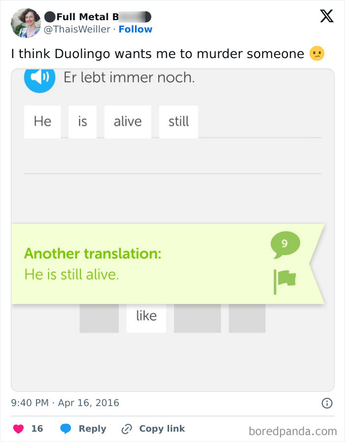 I Think Duolingo Wants Me To Murder Someone