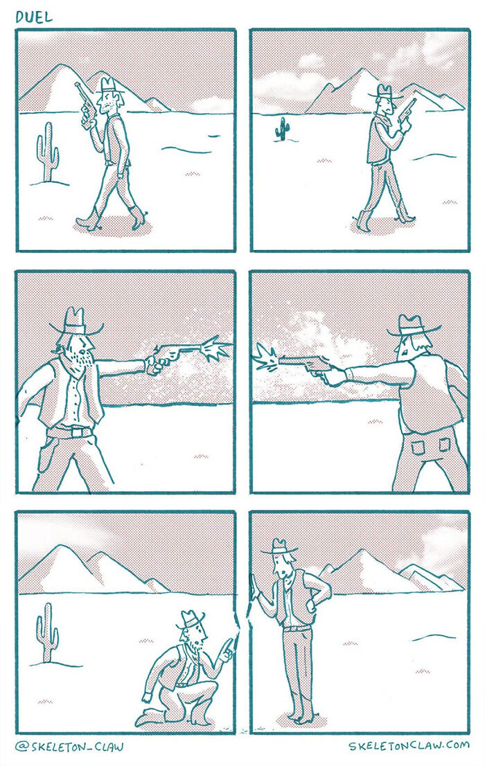 Slightly Dark And Amusing: 20 New Comics By Skeleton Claw