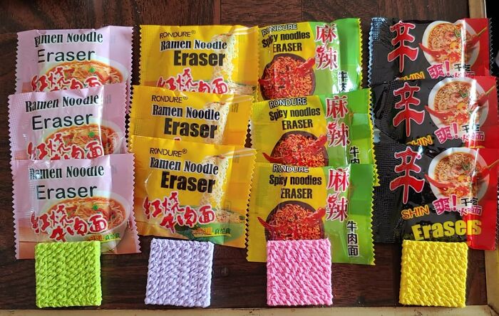 Most Appetizing: Ramen Eraser