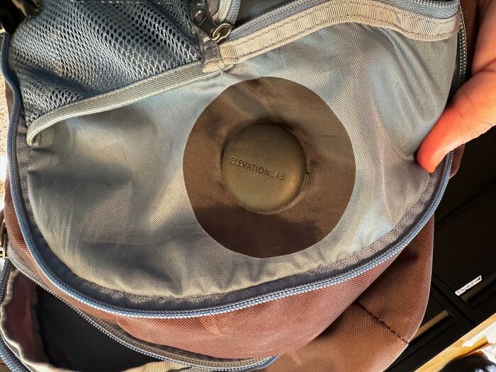  The First AirTag Fabric Mount: Discreetly Attach Your AirTag To Luggage, Bags, Or Jackets