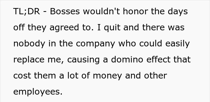 “See You Friday”: Worker Quits On The Spot, Costing Management Their Bonus And $350k Contract “See You Friday”: Worker Quits On The Spot, Costing Management Their Bonus And $350k Contract
