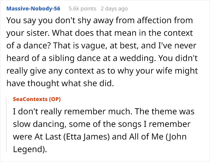 Man Brushes Off Wife&rsquo;s Concern About His Relationship With His Sister, People Have Their Doubts