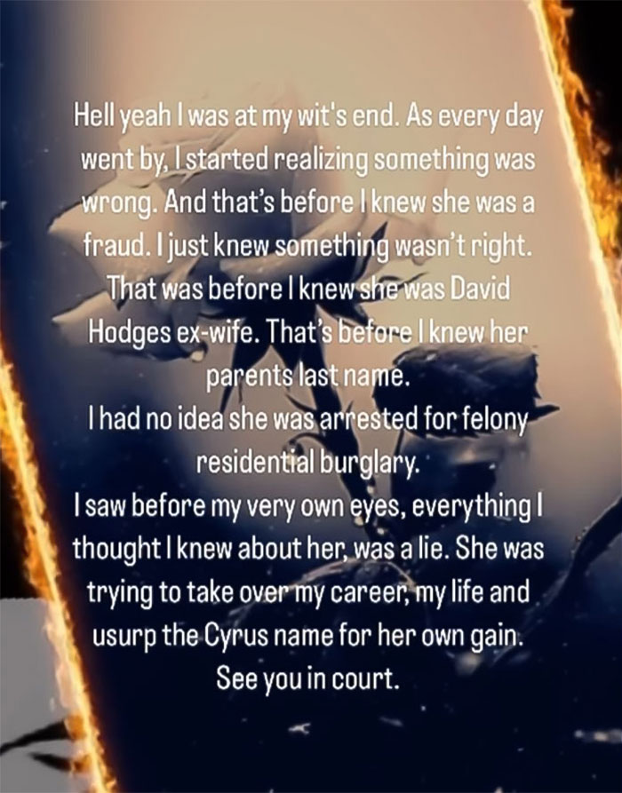 Miley Cyrus Called &ldquo;Devil&rdquo; And Worse By Father Billy Ray In New Bombshell Audio