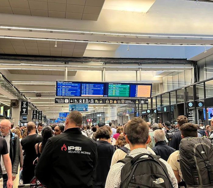 Mass Arson "Sabotage" Of Paris Rail Causes Chaos Ahead Of Olympics Opening Ceremony