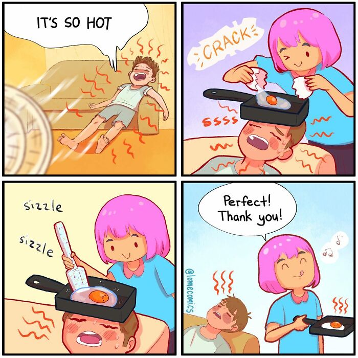 New Relatable Slice-Of-Life Comics By Lome