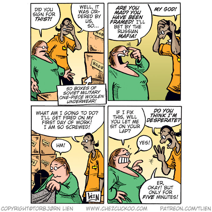 Norwegian Artist Creates Fun Comics With Unexpected Endings (New Pics)