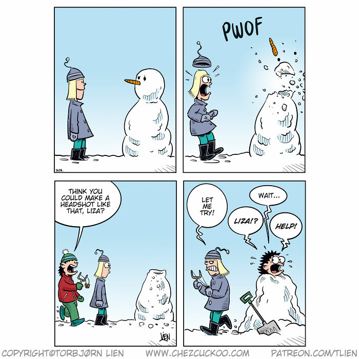 Norwegian Artist Creates Fun Comics With Unexpected Endings (New Pics)