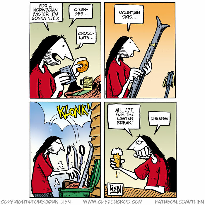 Norwegian Artist Creates Fun Comics With Unexpected Endings (New Pics)