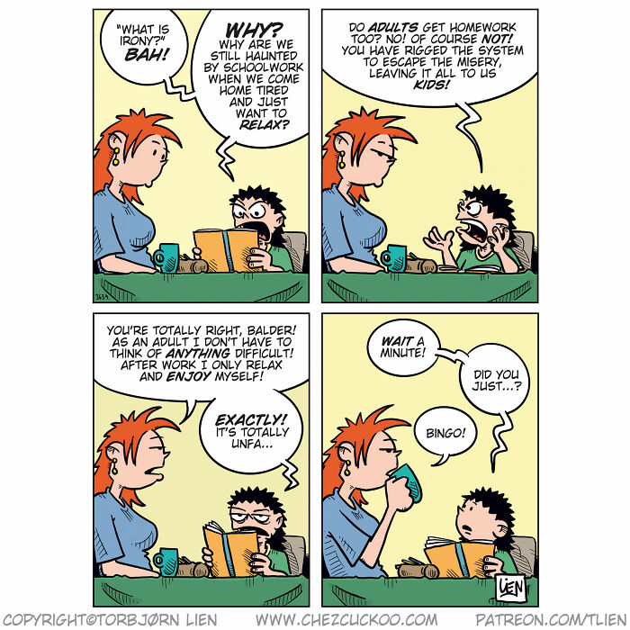 Norwegian Artist Creates Fun Comics With Unexpected Endings (New Pics)