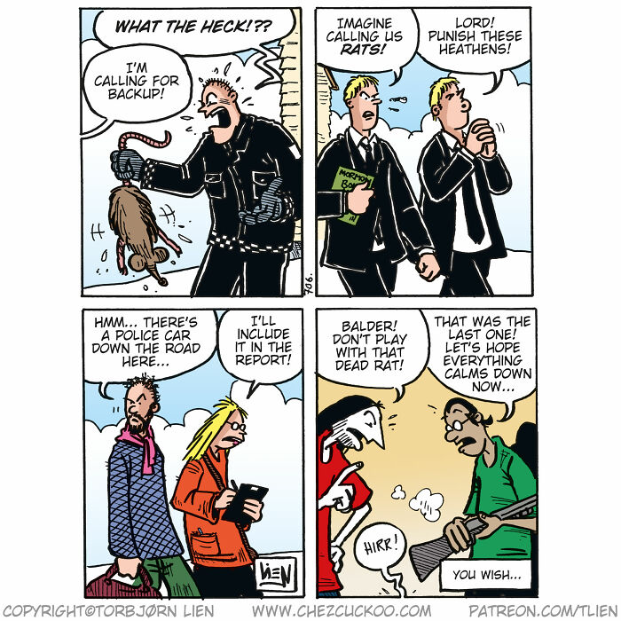 Norwegian Artist Creates Fun Comics With Unexpected Endings (New Pics)