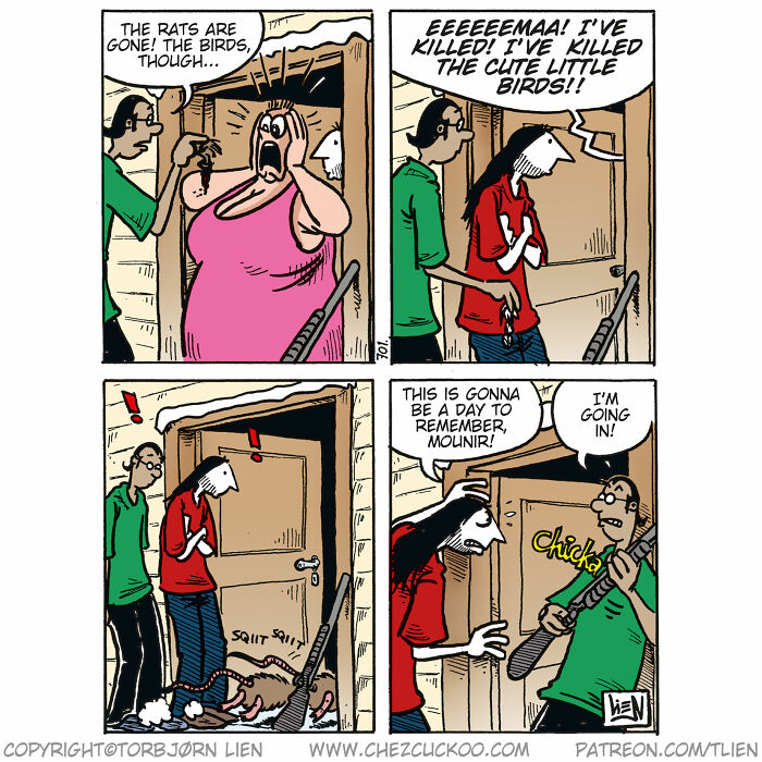 Norwegian Artist Creates Fun Comics With Unexpected Endings (New Pics)