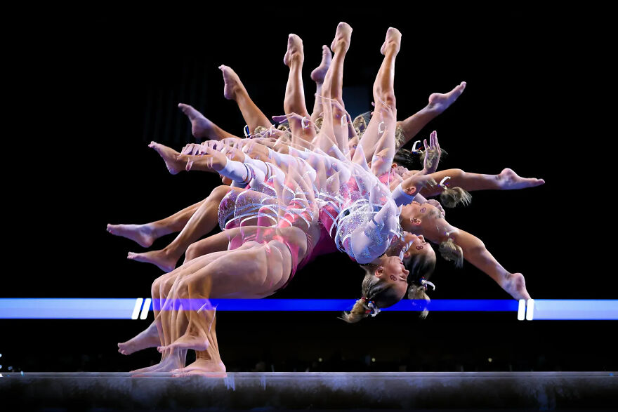 Bronze In Gymnastics: "Beam" By Andrew Hancock