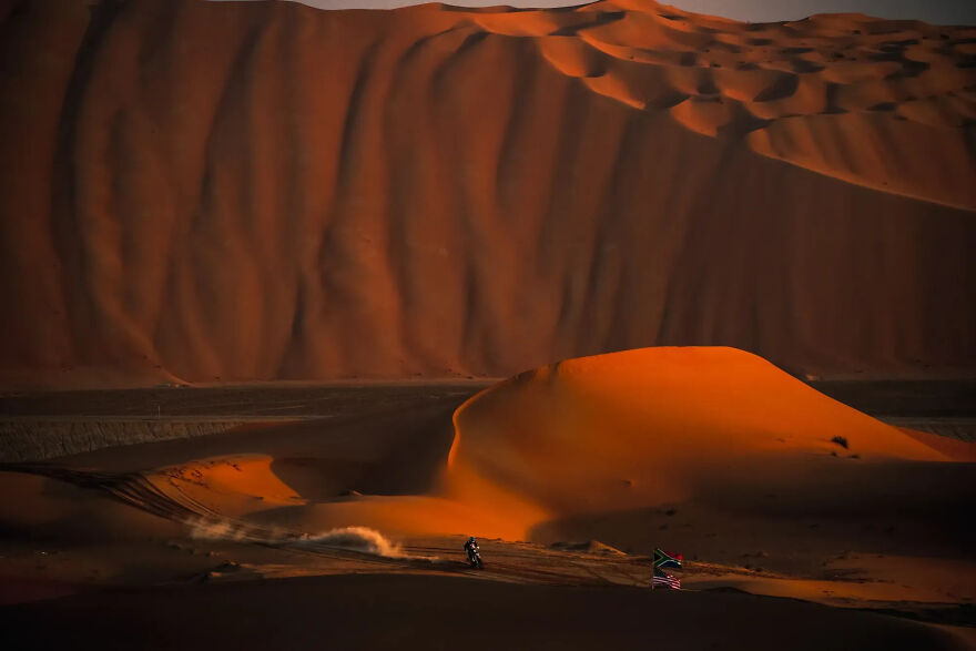 Bronze In Motor Sports: "Sunrise Ride" By Victor Eleuterio