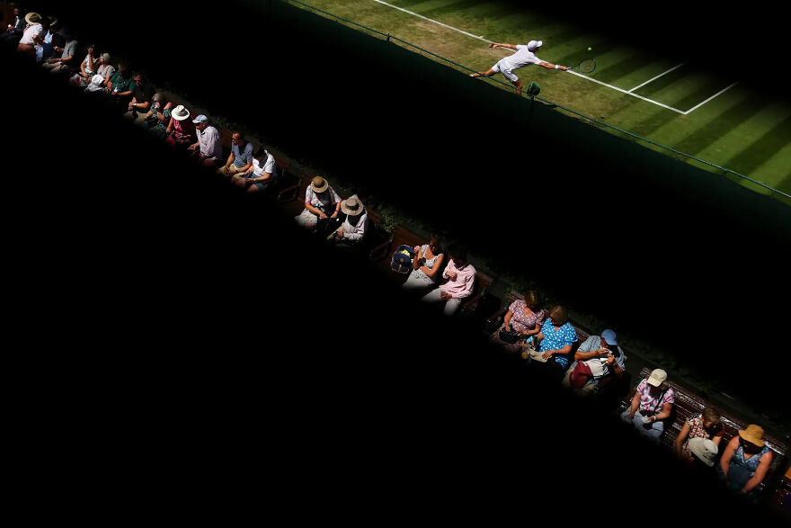 Silver In Tennis: "Backs To Forehand" By Patrick Smith