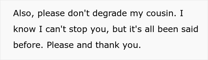 “Am I The Jerk For Refusing To Push My Obese Cousin Around In A Wheelchair For A Day?” “Am I The Jerk For Refusing To Push My Obese Cousin Around In A Wheelchair For A Day?”