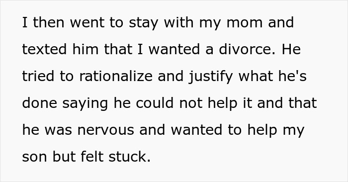"AITA For Divorcing My Husband Because He Spent 10 Minutes In The Car During A Family Emergency?" "AITA For Divorcing My Husband Because He Spent 10 Minutes In The Car During A Family Emergency?"