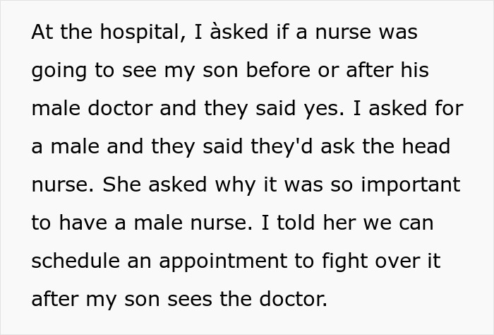 Man Tells Everyone To Leave So 9YO Son Could Dress Up, Gets Called Out By Nurse And Ex-Wife Man Tells Everyone To Leave So 9YO Son Could Dress Up, Gets Called Out By Nurse And Ex-Wife