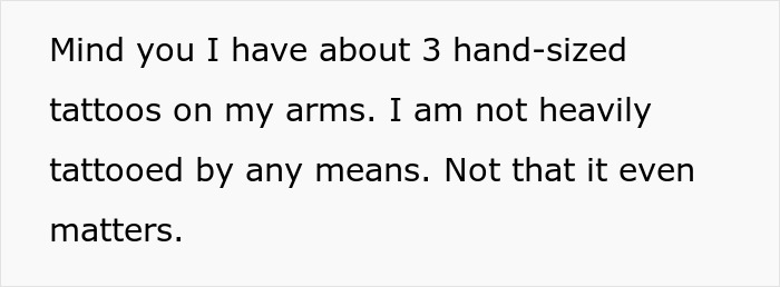 Text discussing arm tattoos and their relevance.