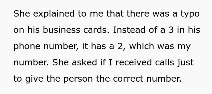 Person Sick Of Numerous Wrong Calls Due To Lawyer’s Business Card Typo, Takes Petty Revenge Person Sick Of Numerous Wrong Calls Due To Lawyer’s Business Card Typo, Takes Petty Revenge