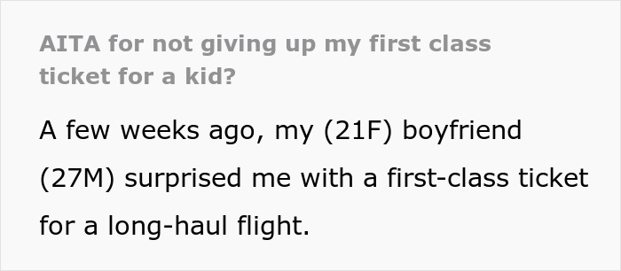 Plane Staff Pressures Woman To Give Her First-Class Seat To A Kid, She Refuses And Faces Backlash