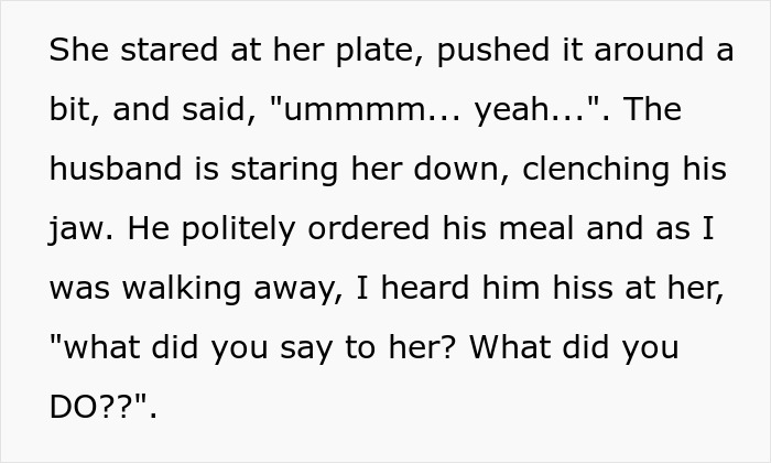 "Best Day Of My Life": Husband Shocked To See Wife's True Face After Restaurant Server's Revenge