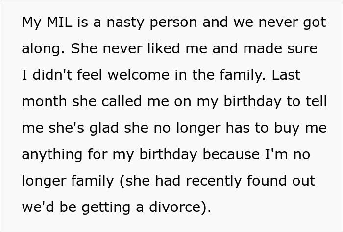 Woman Finally Is Free From Nasty MIL, Drama Ensues After She Refuses To Let Her Stay The Night Woman Finally Is Free From Nasty MIL, Drama Ensues After She Refuses To Let Her Stay The Night