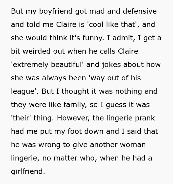 Woman Is Told She&rsquo;s &ldquo;Overreacting And Conservative&rdquo; After Her Reaction To Lingerie Prank