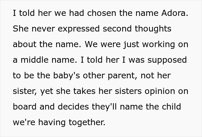 Man Sparks Family Feud By Rejecting SIL's Timeless Baby Name Idea For His Own Daughter