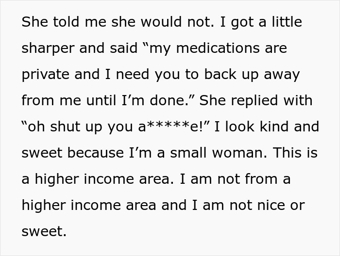 Woman Gets Shoved Aside, Insulted By Elderly Woman In Pharmacy Gets A Taste Of Her Own Medicine