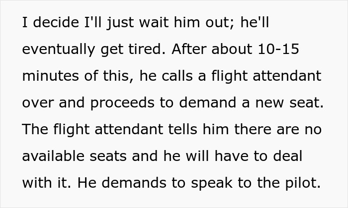 "I Wasn't Talking To You": Entitled Passenger Demands Reclining Seat, Gets Owned By The Copilot