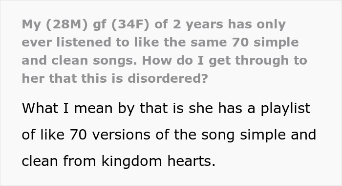 "This Is Dysfunctional, Right?": BF Considers Ending Relationship Over GF's Obsession With One Song
