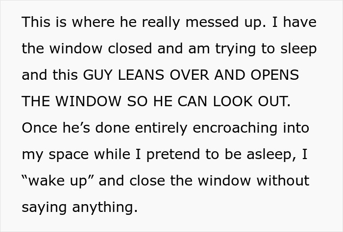 Stinky Guy Keeps Leaning On Woman During Flight, She Just About Starts Screaming At Him Stinky Guy Keeps Leaning On Woman During Flight, She Just About Starts Screaming At Him