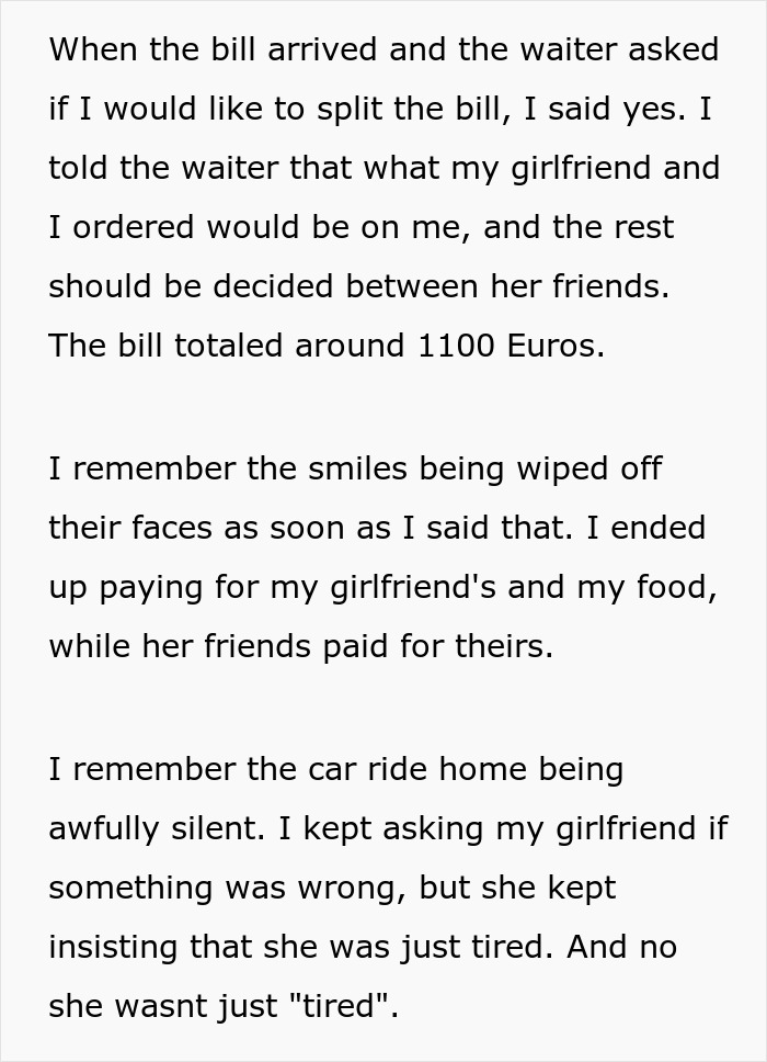 Man Dumps GF After She Expects Him To Foot $1,100 Bill Since He&rsquo;s &ldquo;The Man,&rdquo; Starts To Regret It