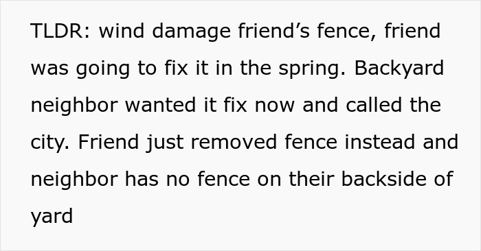 Neighbor Tries To Make Man Fix His Fence So They Could Use The Pool, He Removes It As Retaliation