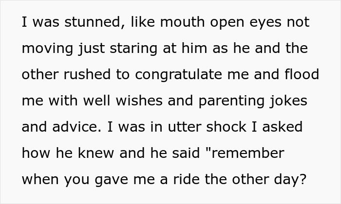 Woman Threatens To Report Coworker's Unwanted 'Nice Gesture' Of Announcing Her Pregnancy To Office