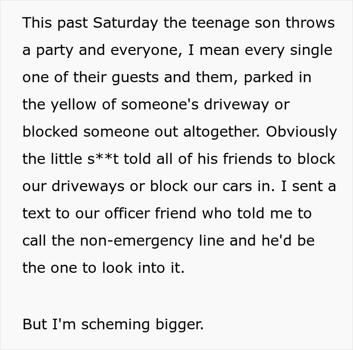 Family Treats Entire Neighborhood As Their Personal Parking Space, Doesn&rsquo;t See Pro Revenge Coming