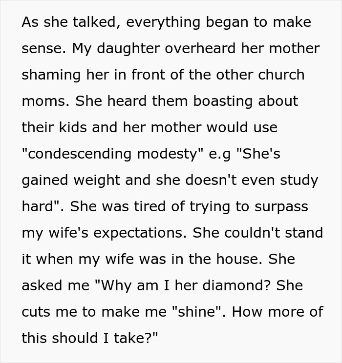 Woman Can&rsquo;t Stop Roasting Everything Her Daughter Does, Husband Loses His Cool And Asks For Divorce