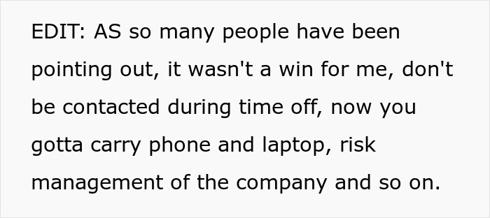 Employee Goes On Vacation And Doesn&rsquo;t Take The Company Phone As Told, It Costs The Company $6K