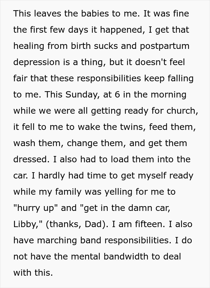 Teen Refuses To Raise Newborn Twin Brothers After Parents Had An &ldquo;Oopsie&rdquo;