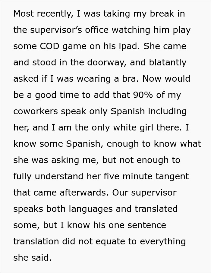 “Building Gossip” Gets Put On Probation By HR After Groping Coworker For "Not Wearing A Bra" “Building Gossip” Gets Put On Probation By HR After Groping Coworker For "Not Wearing A Bra"