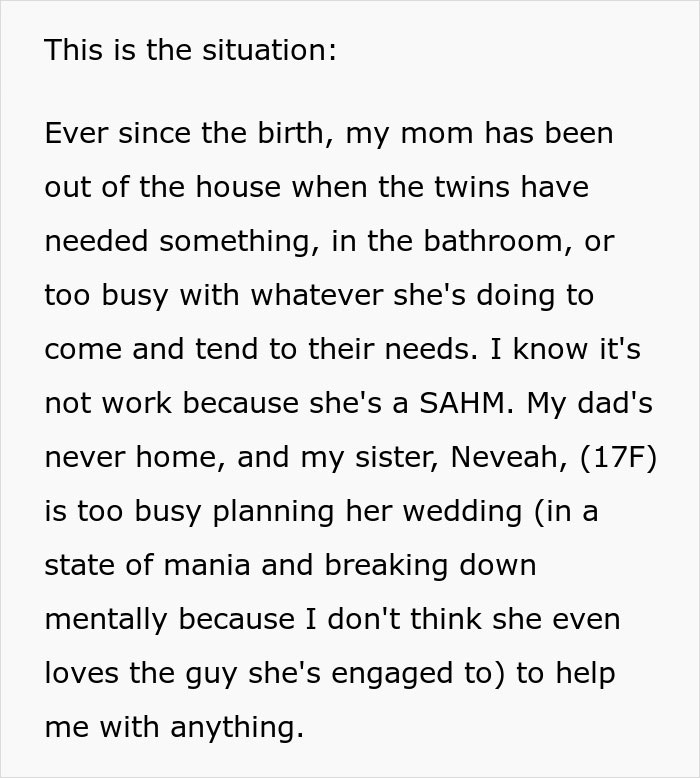 Teen Refuses To Raise Newborn Twin Brothers After Parents Had An &ldquo;Oopsie&rdquo;